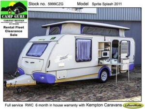 2011  Sprite Splash Caravan (On Road) Pre-owned Caravan for sale