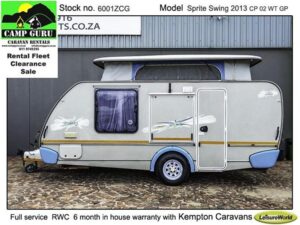 2013  Sprite Swing Caravan (On Road) Pre-owned Caravan for sale