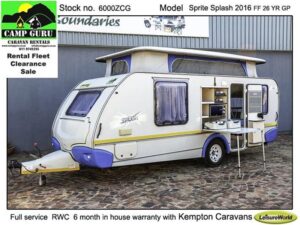 2016  Sprite Splash Caravan (On Road) Pre-owned Caravan for sale