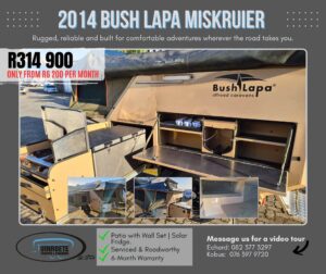 2014 Bush Lapa Miskruier Pre-owned Caravan for sale